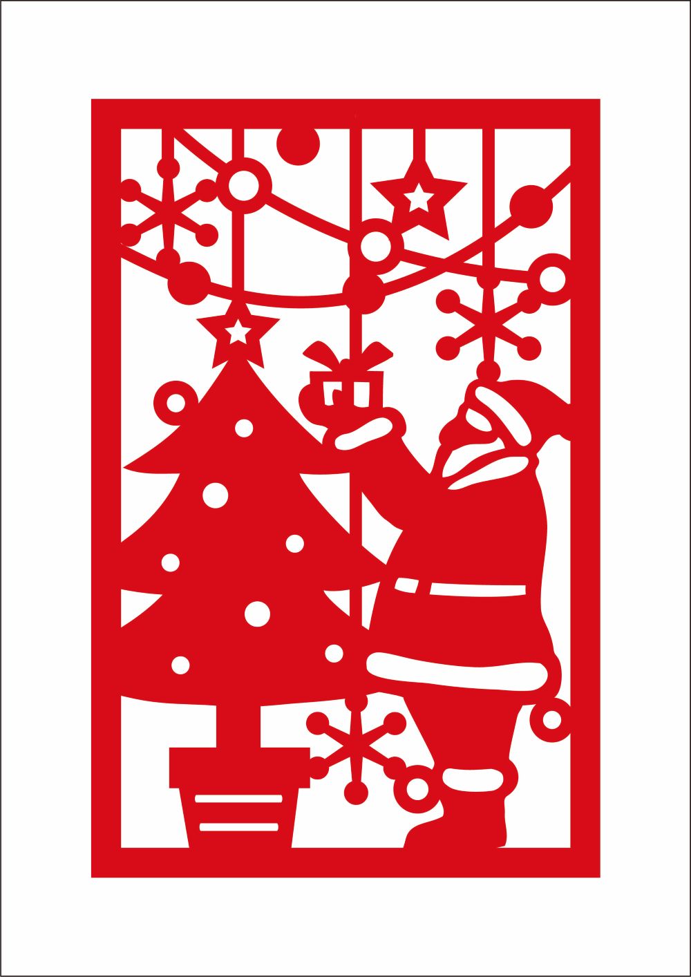 クリスマスの切り絵アート 11/15(土)13:30~16:00