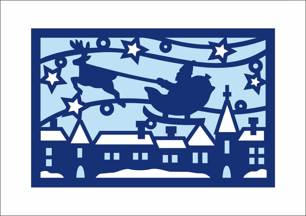 クリスマスの切り絵アート 11/15(土)13:30～16:00