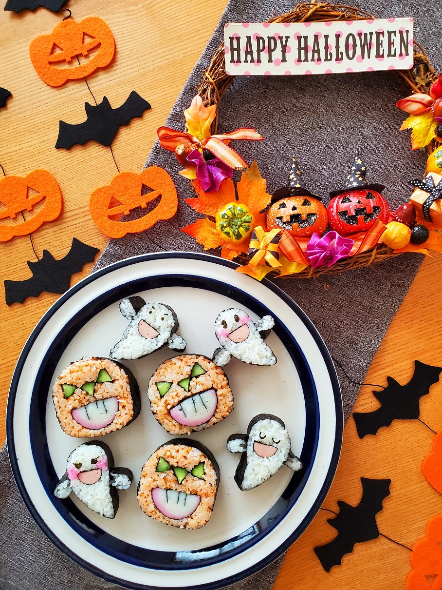ハロウィンやクリスマスに デコ巻きずし講座(全3回) 秋の新講座