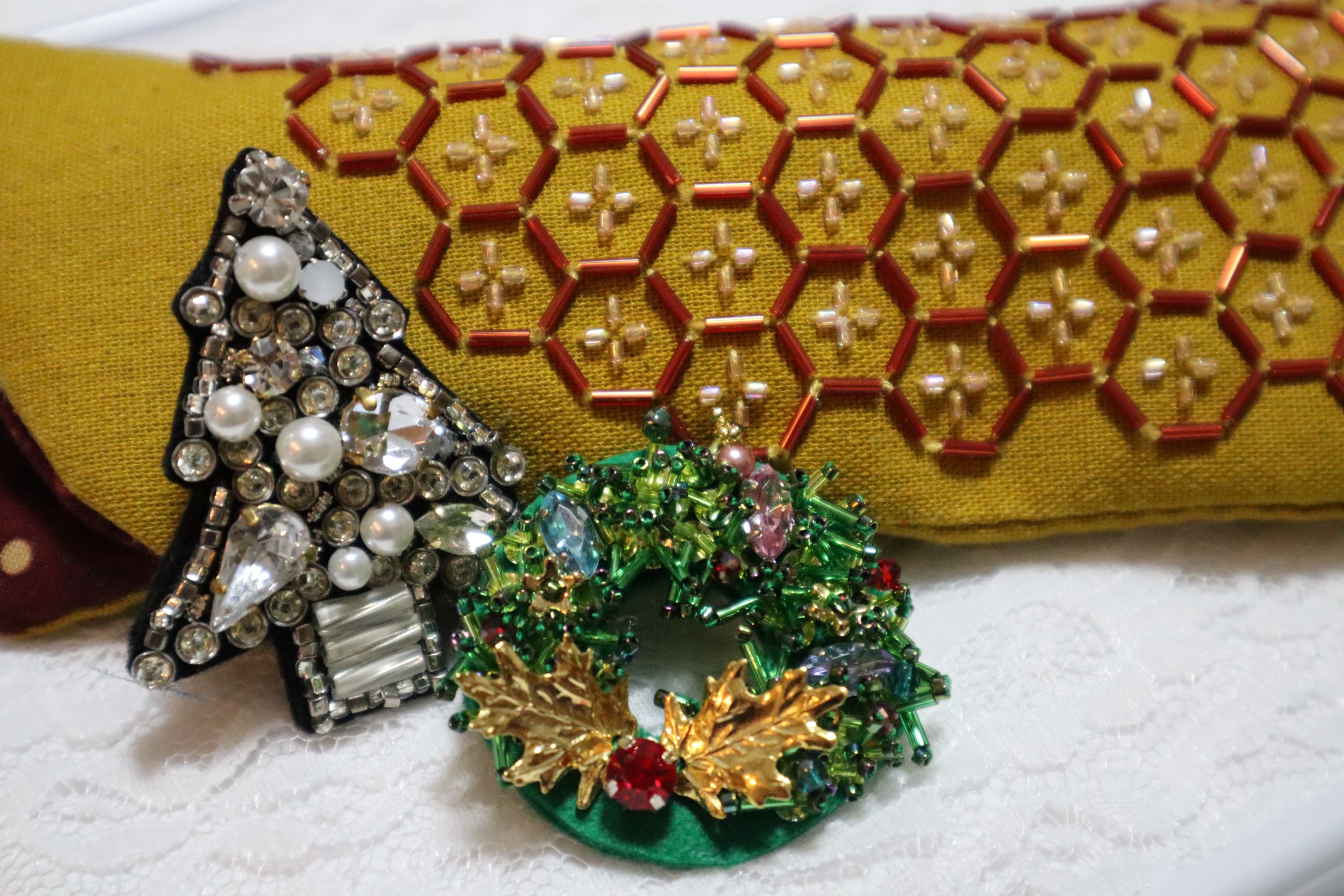 米永真由美 監修 ビーズ刺繡&ビーズ刺し子 ★秋の新講座★9月15日㈪特別体験会