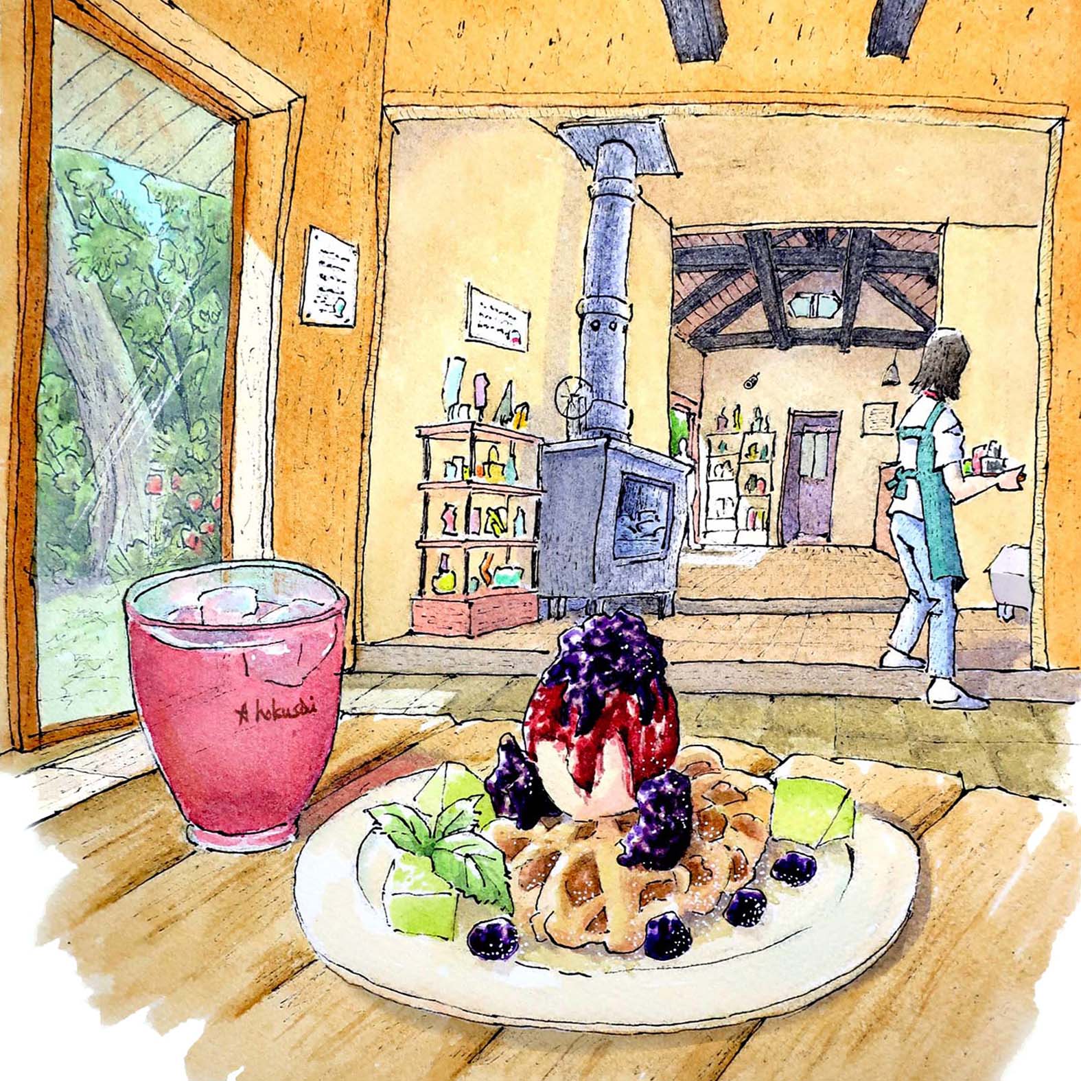 永沢まこと流 おしゃれな風景を 手軽にペンスケッチ ★秋の新講座★