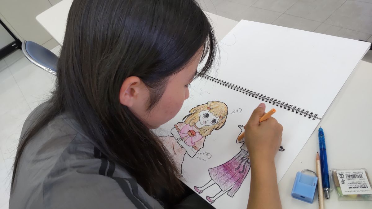 自分だけの世界 絵本作り