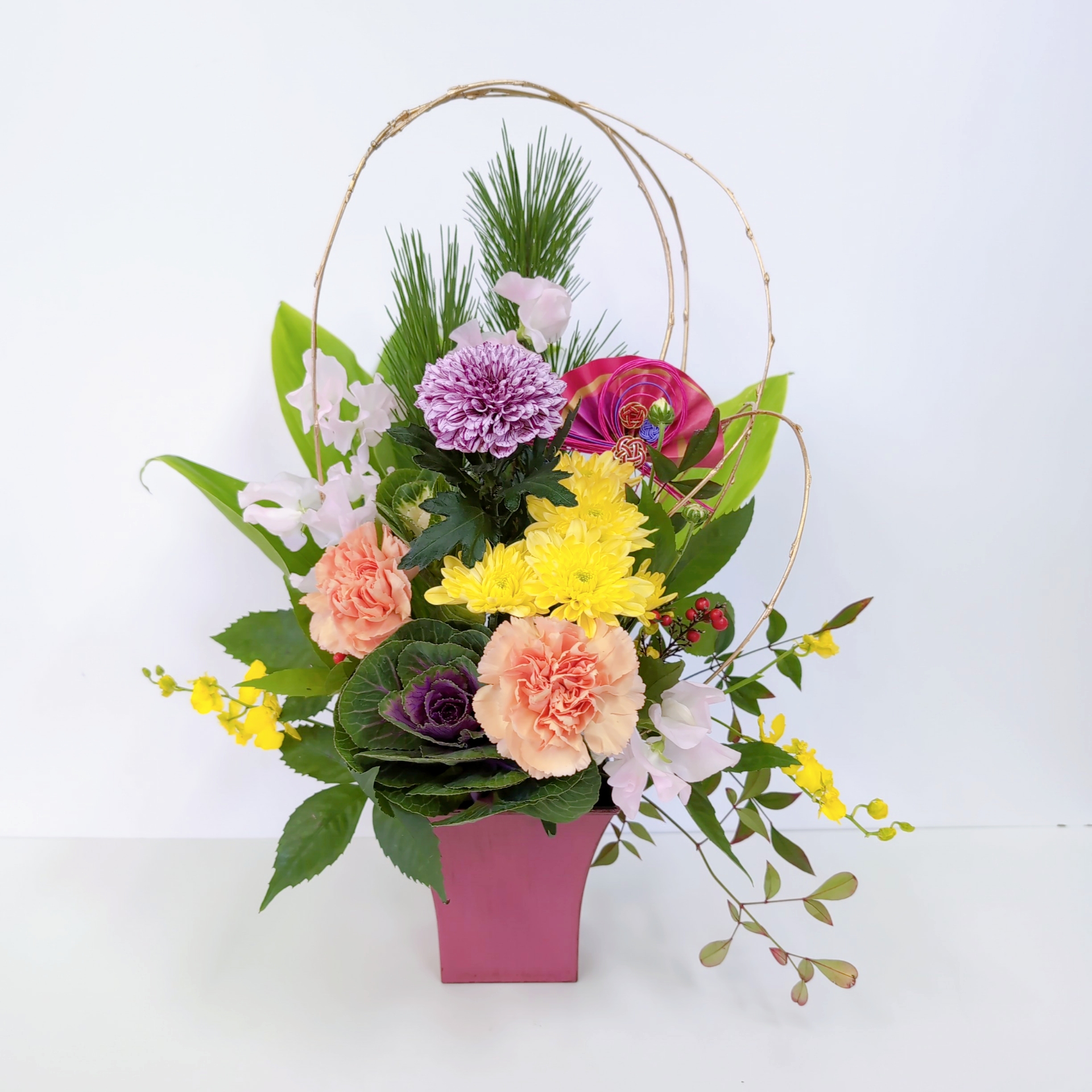 新春を彩る!おしゃれなお正月アレンジメント 秋のスペシャル講座 12/27(土) IDAYレッスン