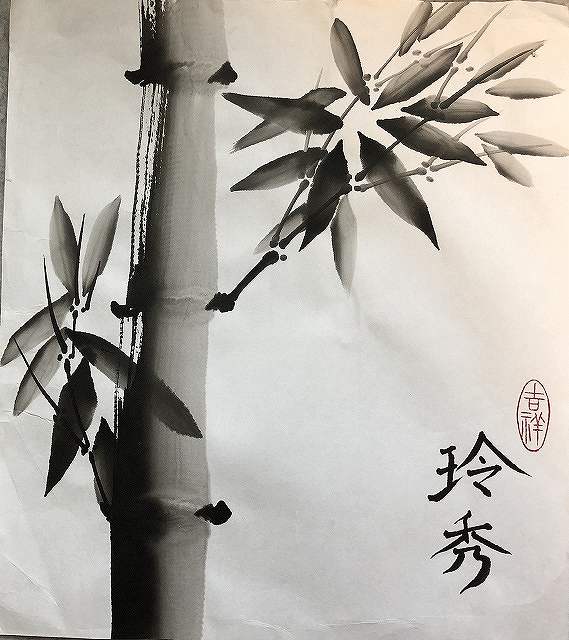 毎回色紙、葉書に仕上げます 季節の花を墨絵で描く ■秋号体験会 10/17(金)