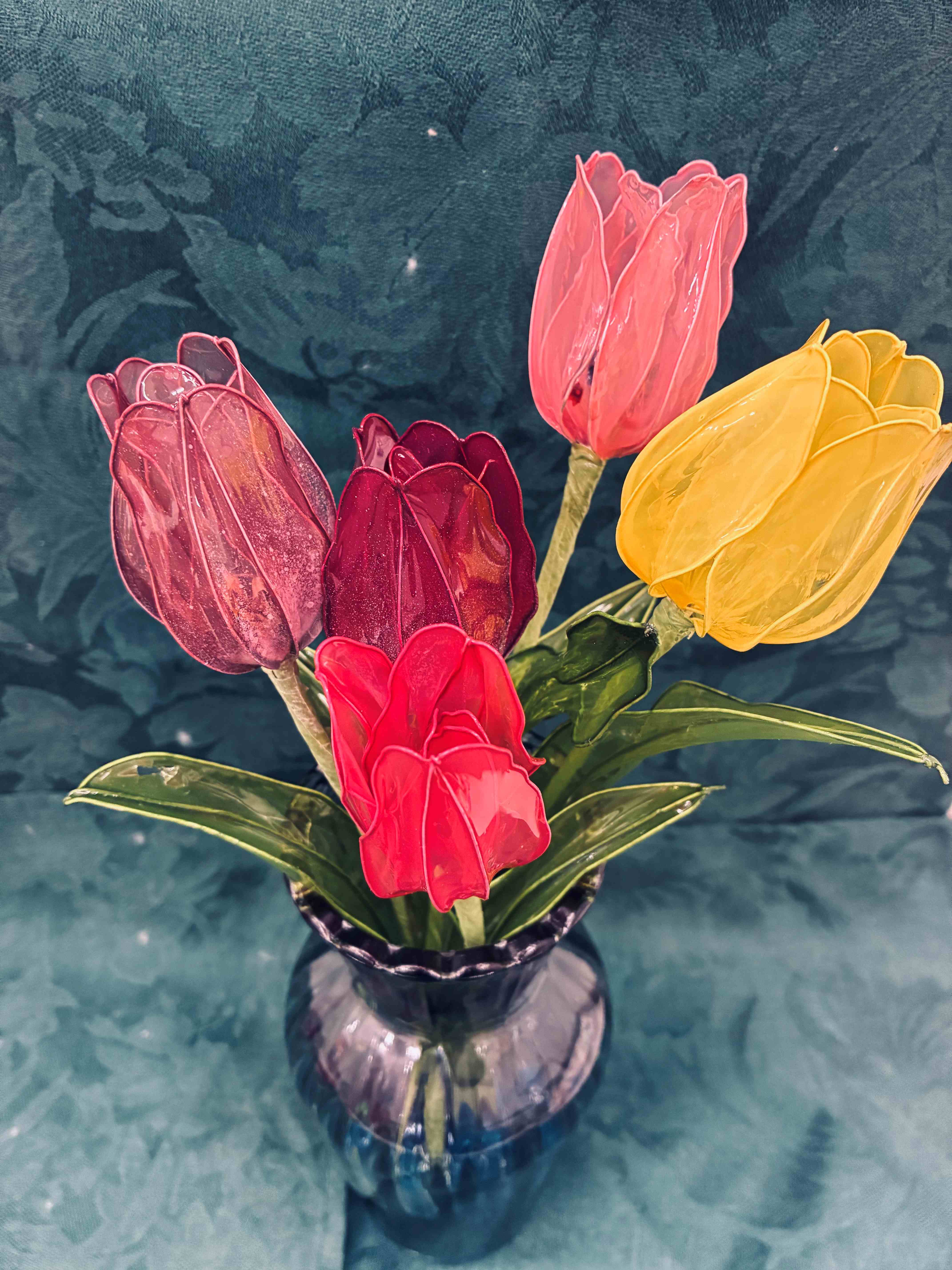 透明樹脂液で立体を作り造形する ディップアートフラワー(全3回) 2/4・11体験 ディップアートフラワー