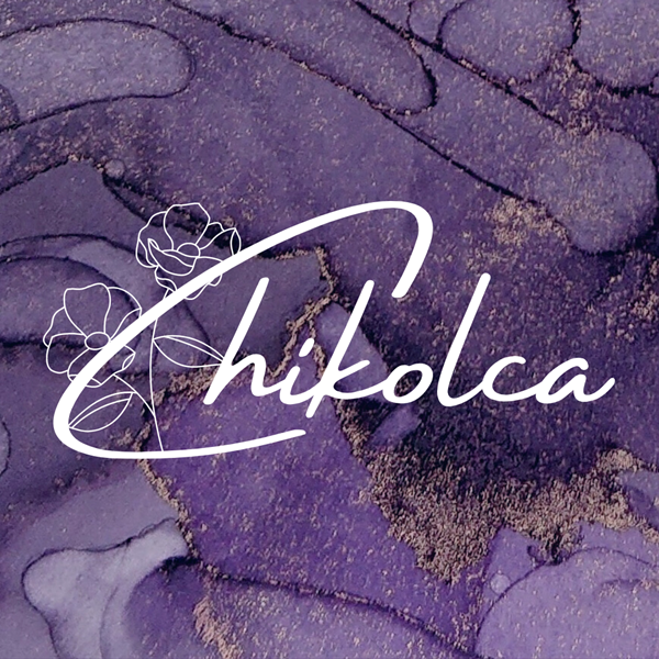 アルコールインクアート クリスマスツリーを描く