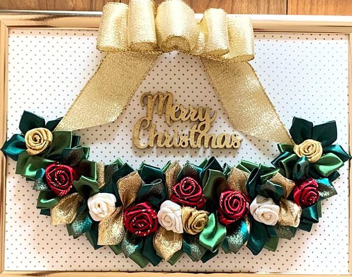 リボンクラフト クリスマスガーランド 秋のクリスマス1day 11/12(水) 要事前手続き