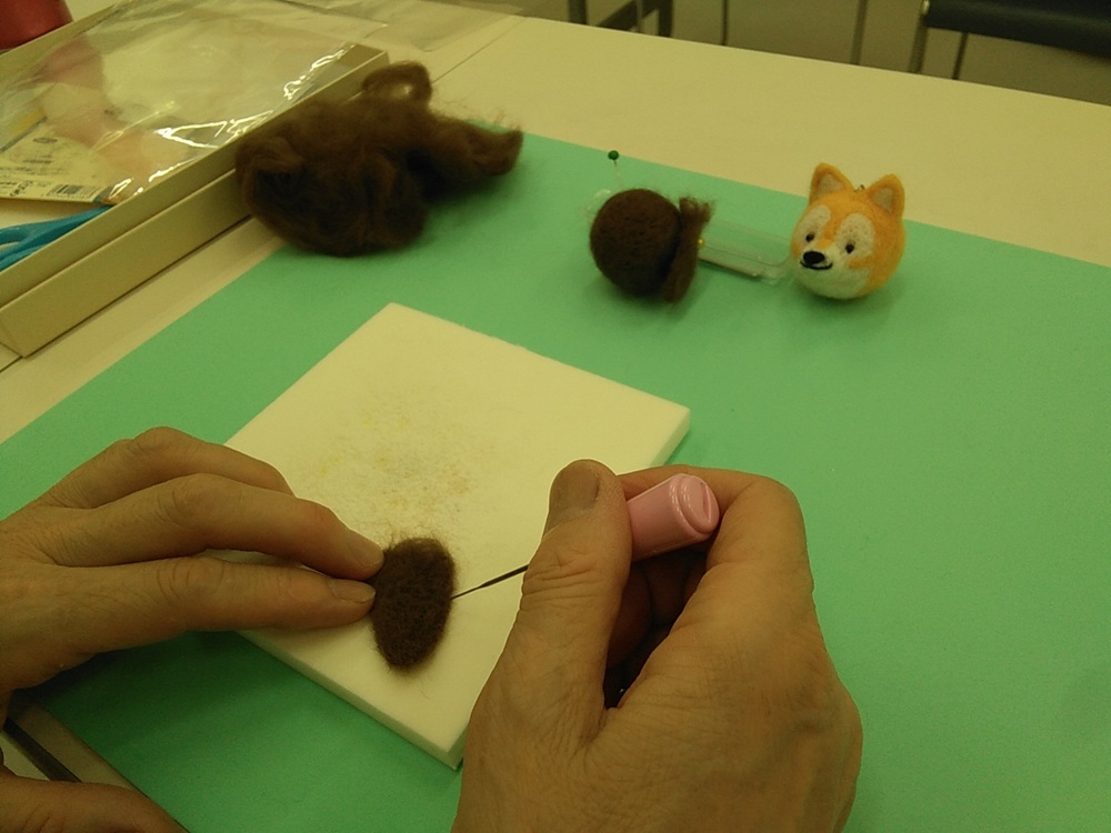 つんつん手作り 羊毛フェルト