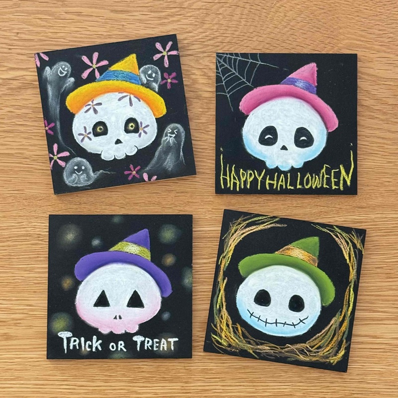 9012/小学生対象・冬休みの自由研究に! カラフル♪チョークアート HP限定冬の新講座