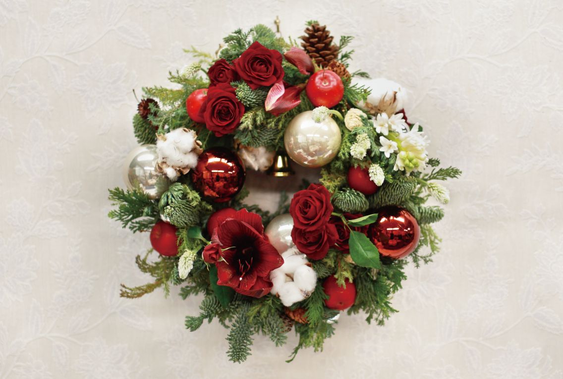 クリスマス特集 フラワーアレンジメント 12/10(水)1日スペシャル体験
