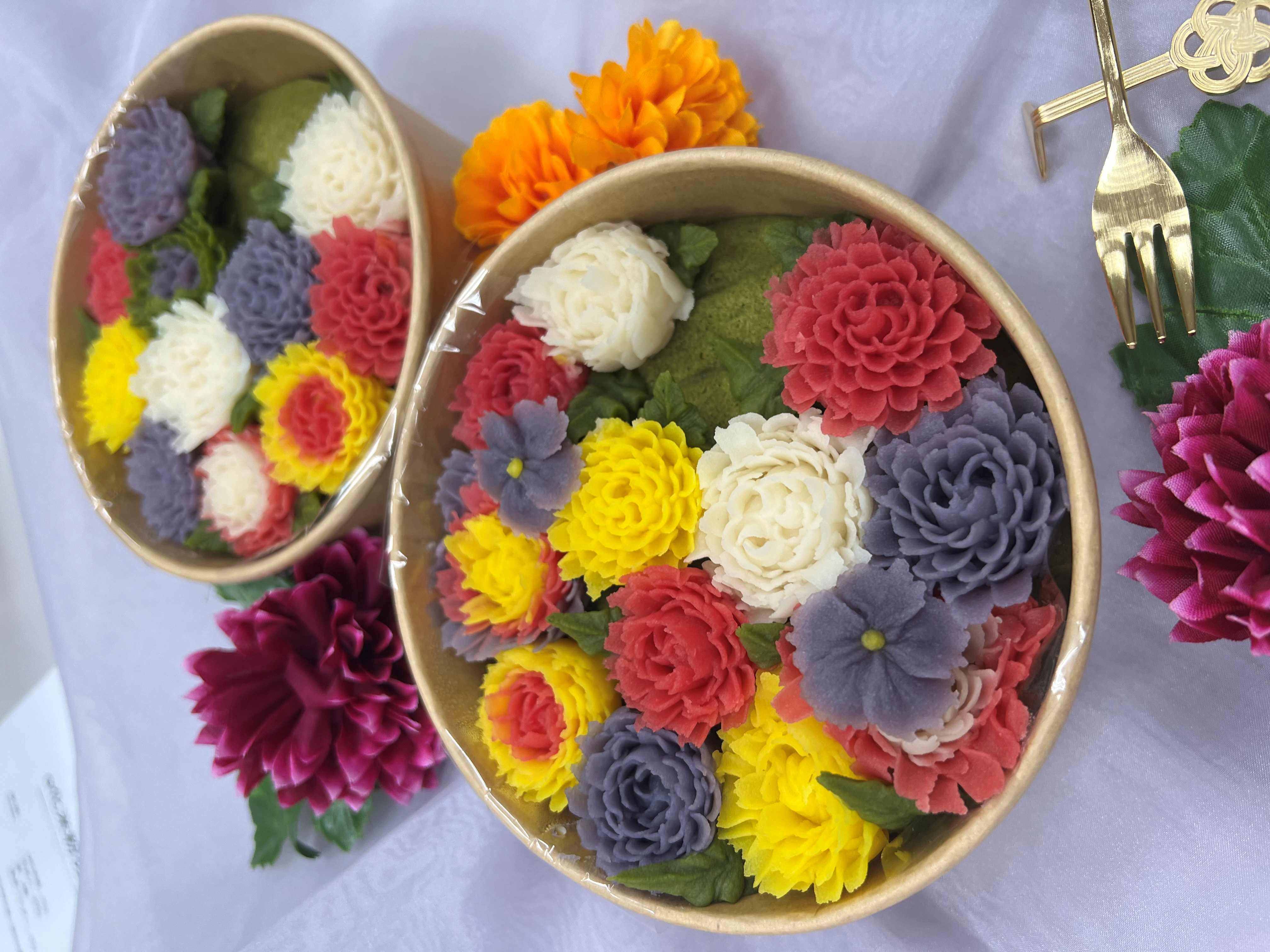【秋の新講座】 お花しぼり あんこのお花Ⓡ (全3回)10/14・11/11・12/9