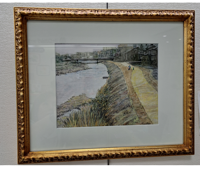 水彩・パステル・色鉛筆画 午後の絵画