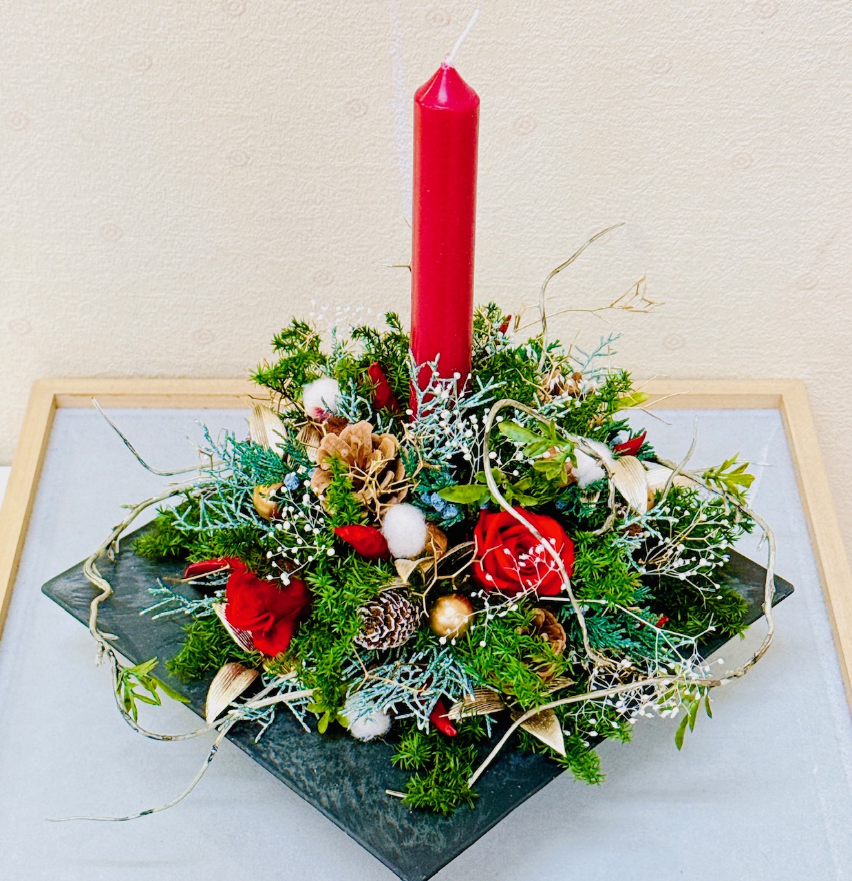 ウィークエンドにゆっくり学ぶ フラワーコーディネーション ★11/23はX’masキャンドルアレンジ