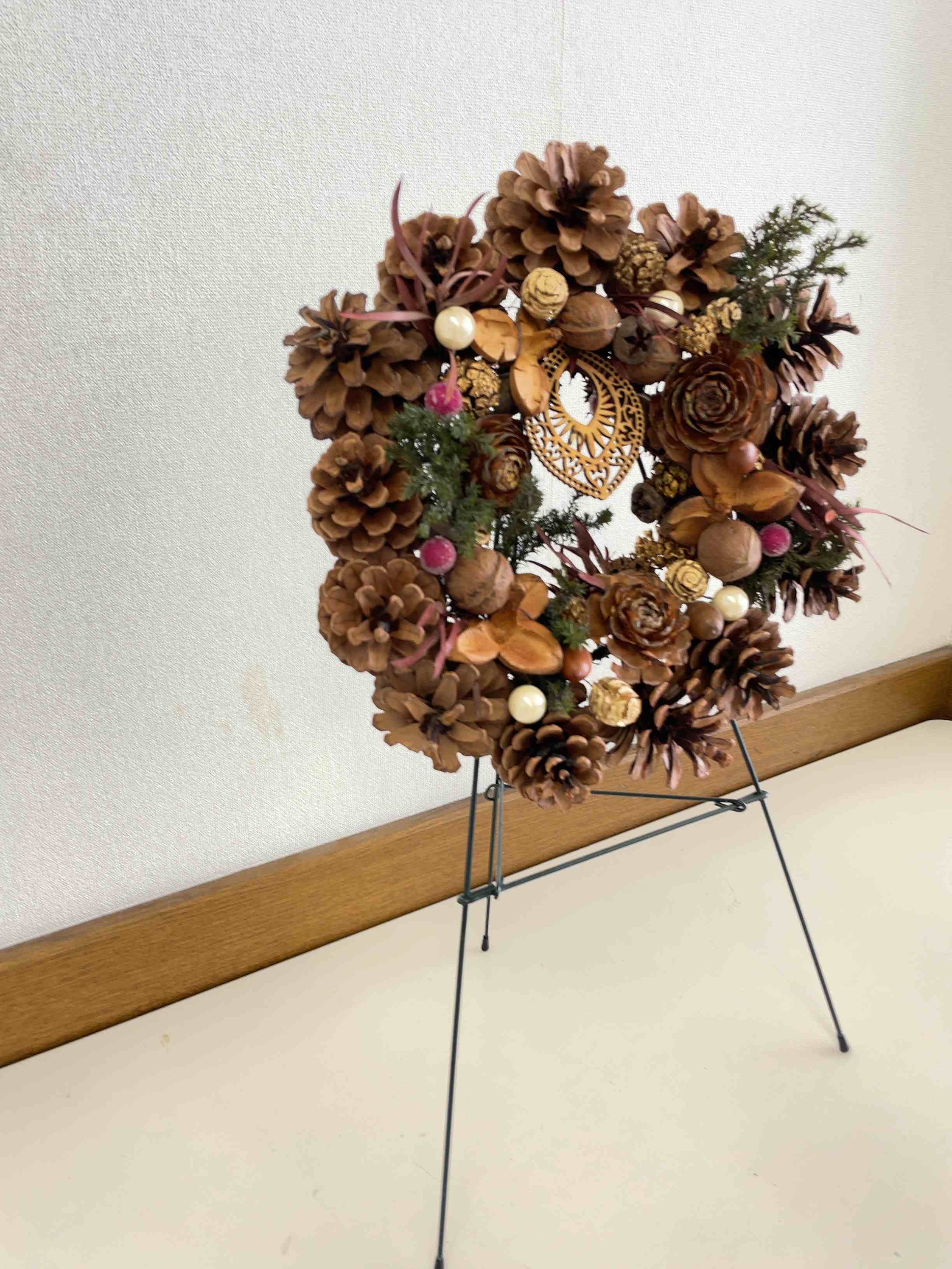 木の実で作る飾り トロッケンゲビンデ HP限定講座