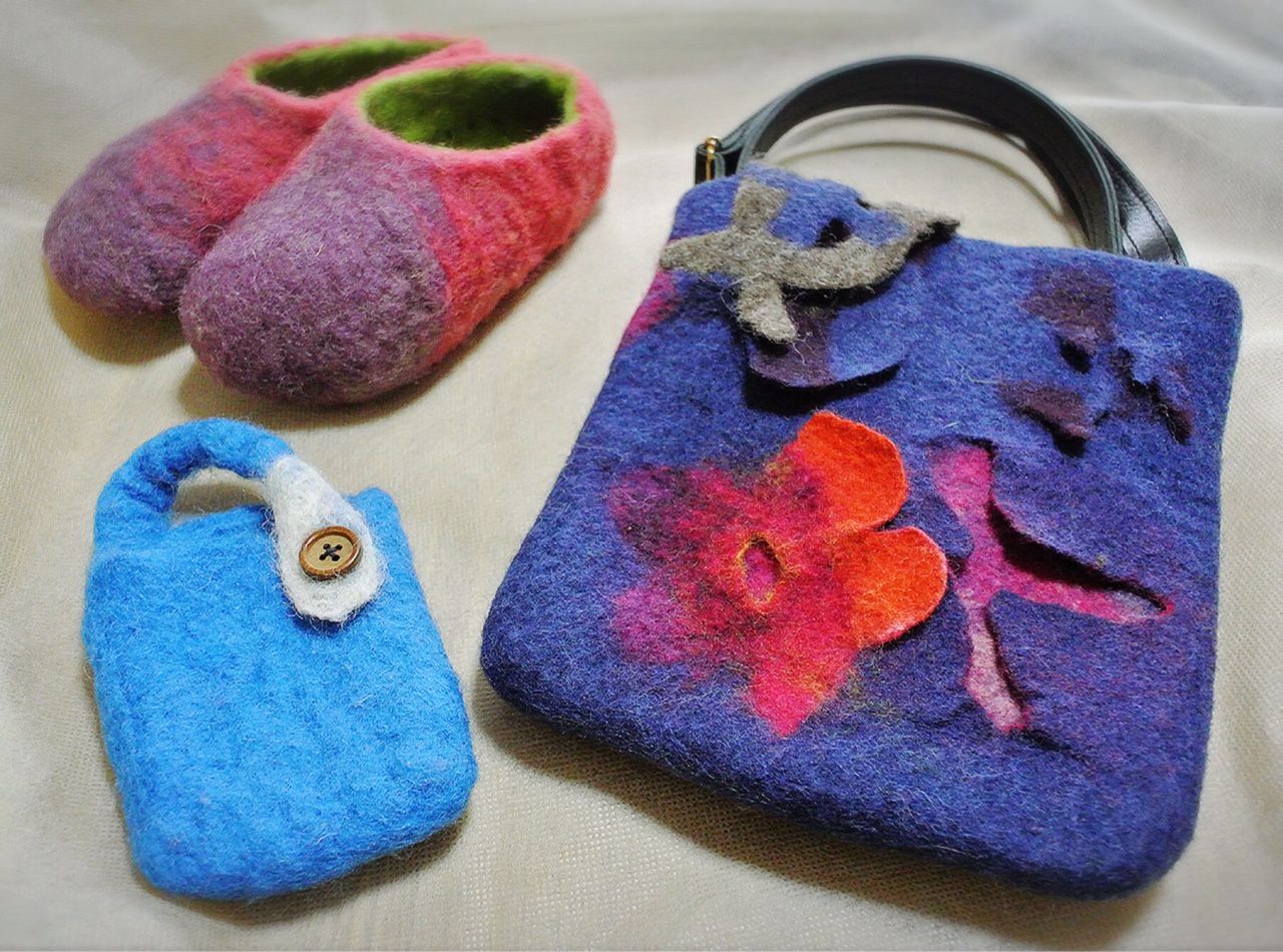 楽しく 羊毛フェルト