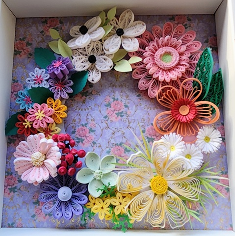 紙で作る花の芸術 くるくるクイリングアート HP限定