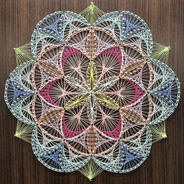 イロトリドリの糸の世界へようこそ 糸かけ曼荼羅 HP限定冬の新講座