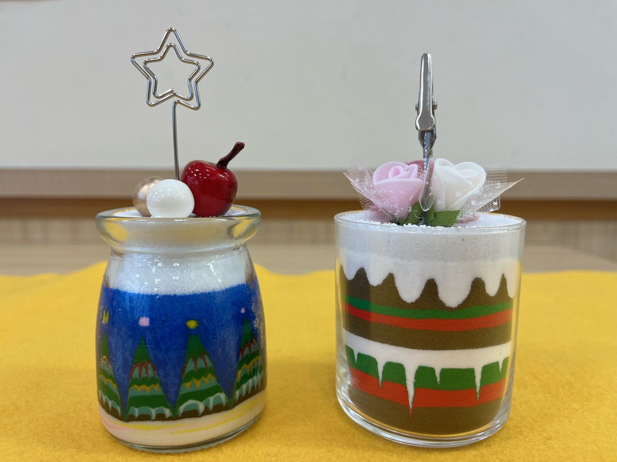 水晶の砂で心もリラックス グラスサンドアート