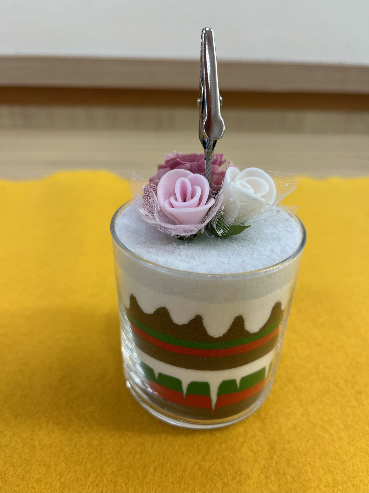 水晶の砂で心もリラックス グラスサンドアート