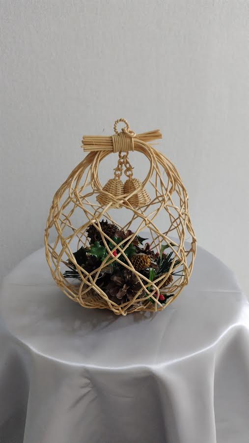 クリスマスを愉しむ籐のかご HP限定講座