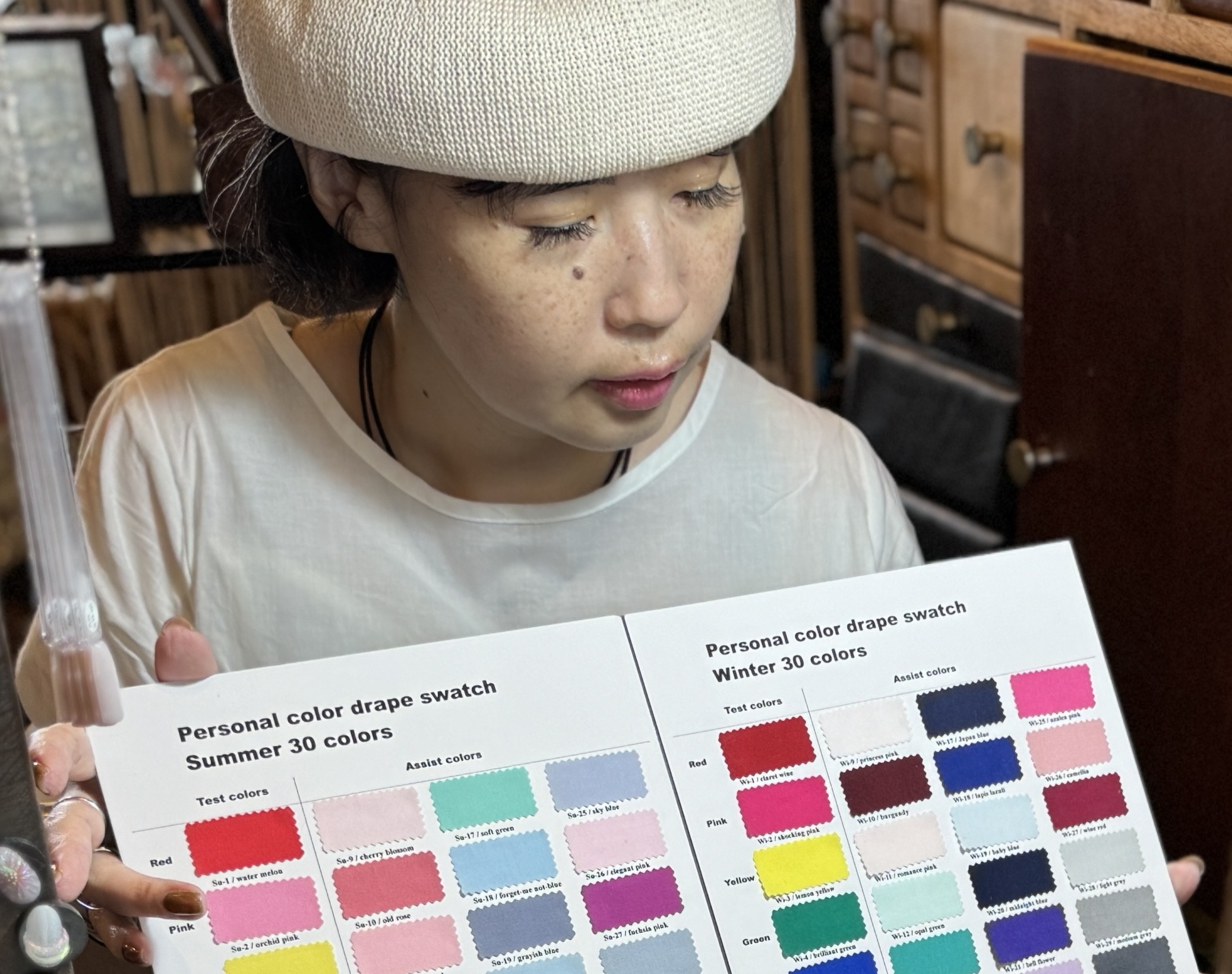 色で日常を楽しく彩る (全8回)美色コーディネート初級 ■2026.2月～5月まで第2・4(火) 2/10スタート講座です