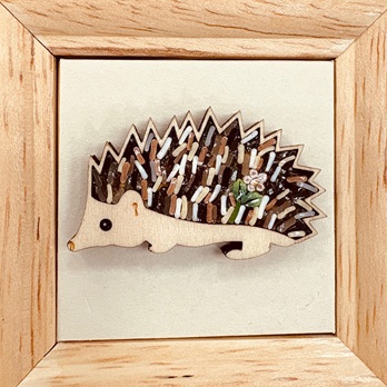 ミクロモザイクで作る ハリネズミチャーム HP限定企画特別講座 スペシャル