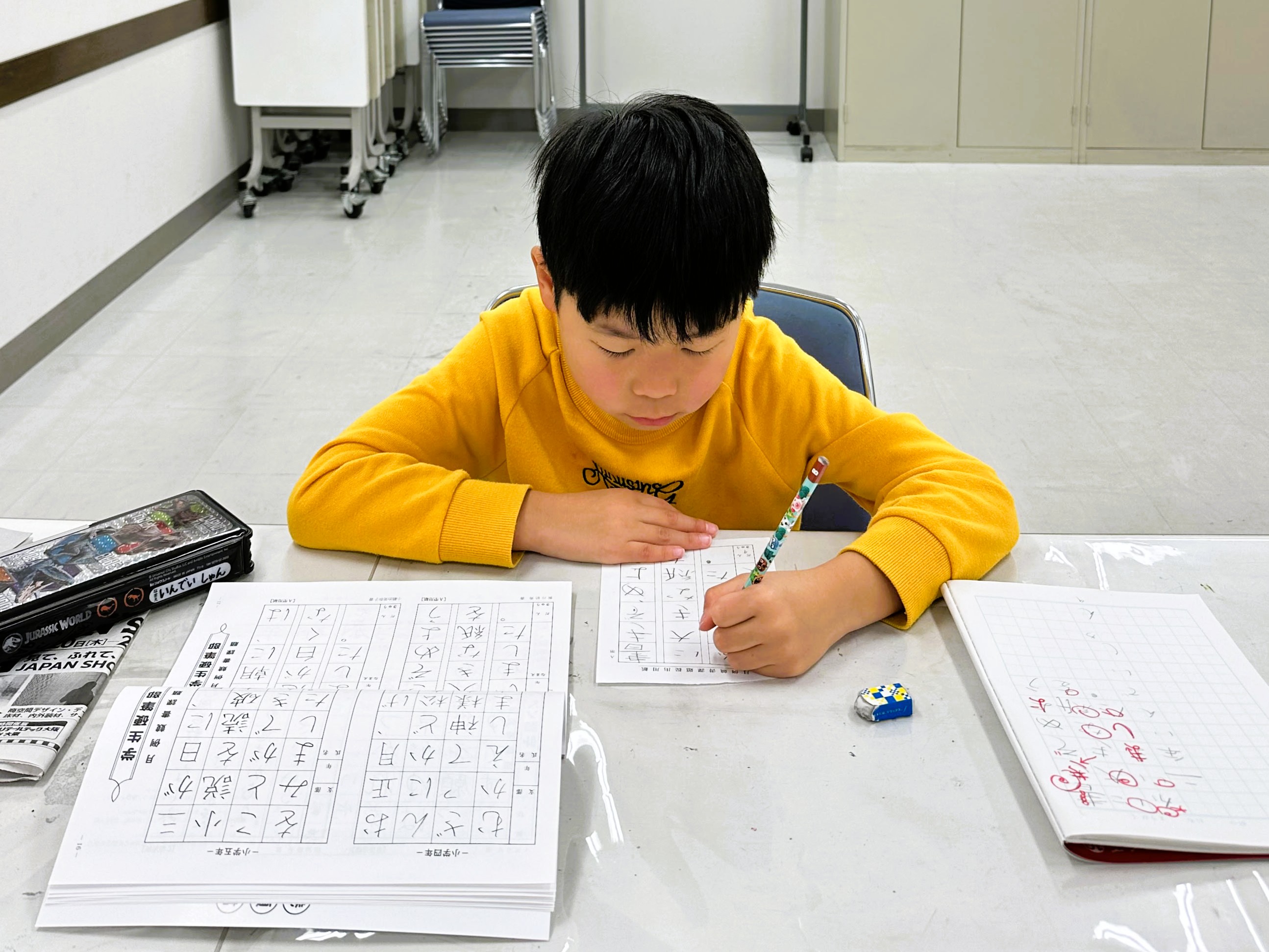 心豊かに 子どもの書道