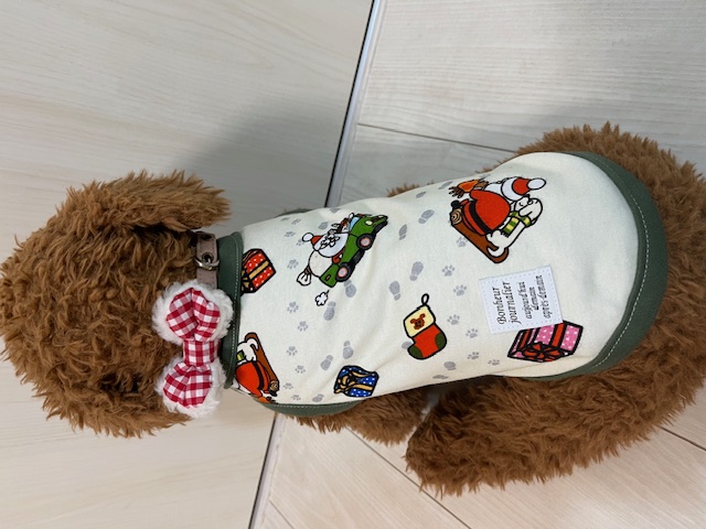 1日で作る特別な1着を愛犬に! クリスマスの手作りわんこ服 ★HP限定企画講座12/6(土)登録事務手数料不要★