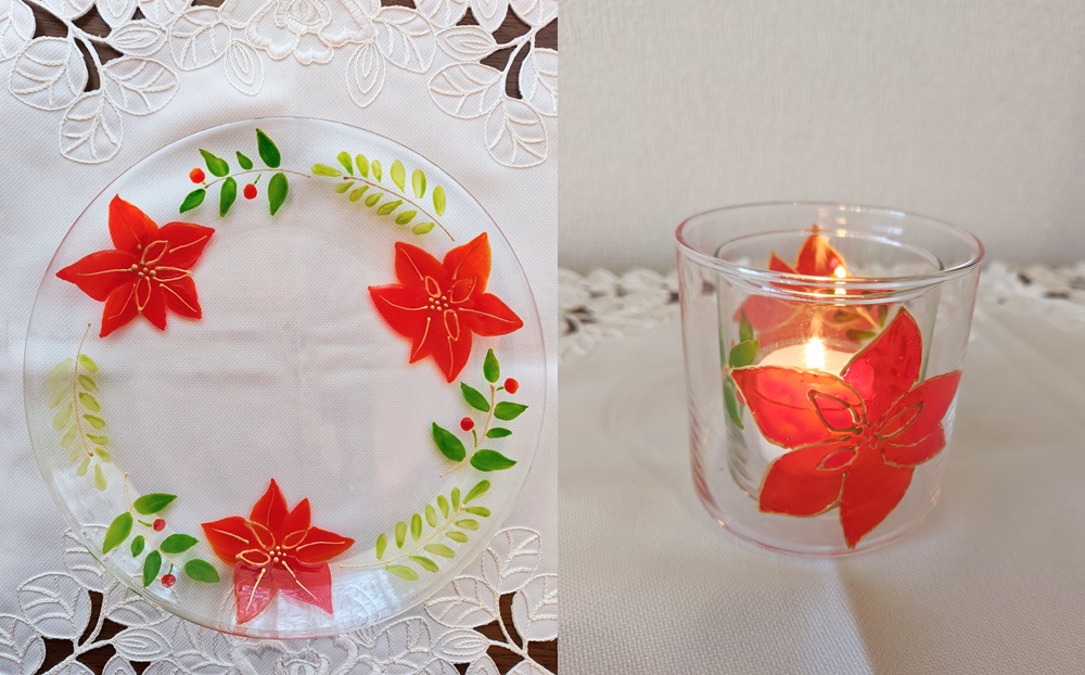 クリスマスのグラスペイント11/22体験