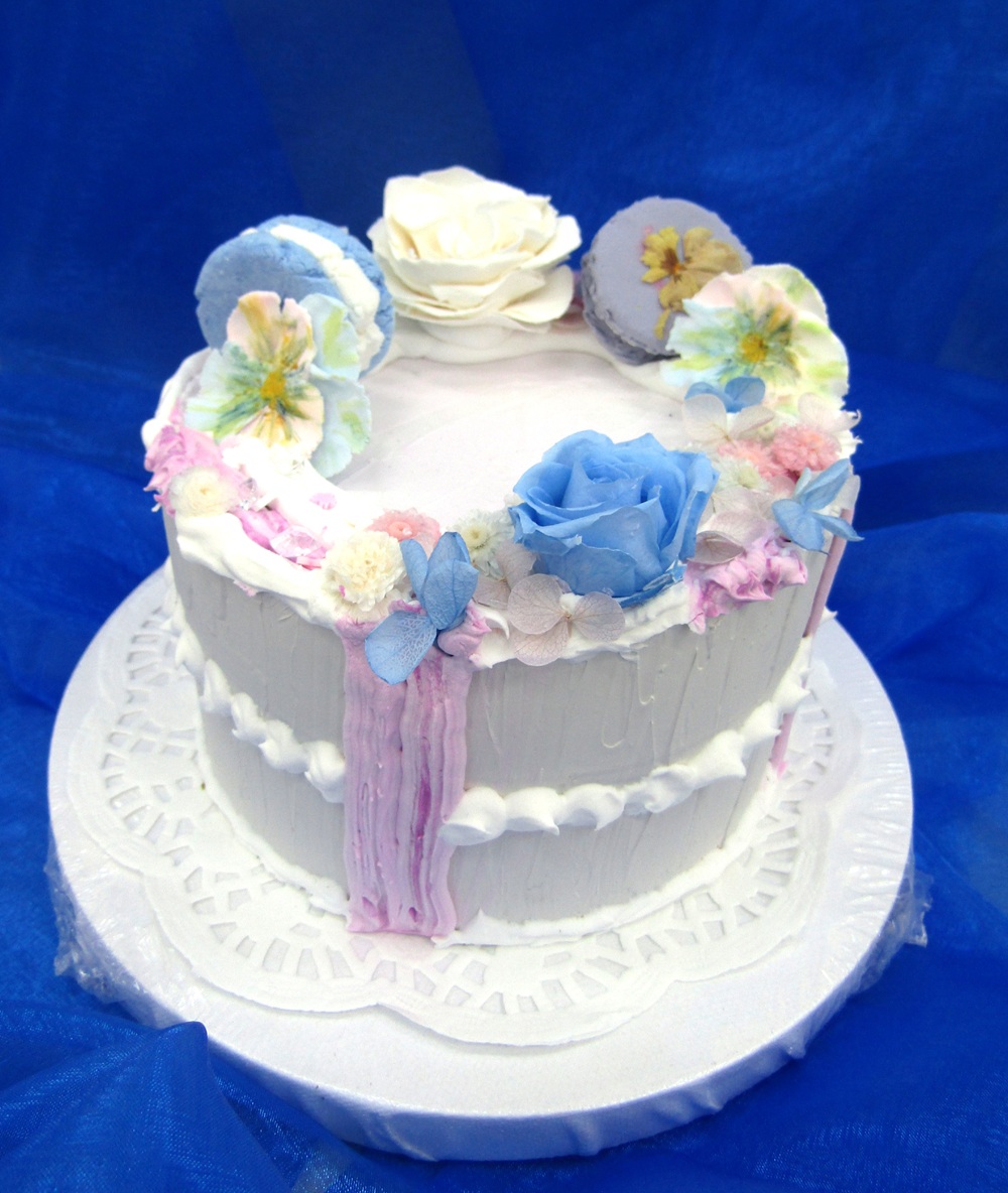 クリスマスのクレイフラワーケーキ11/30