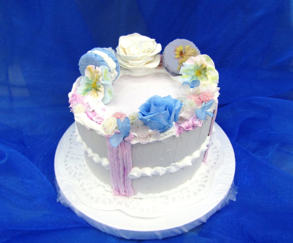 クリスマスのクレイフラワーケーキ11/30