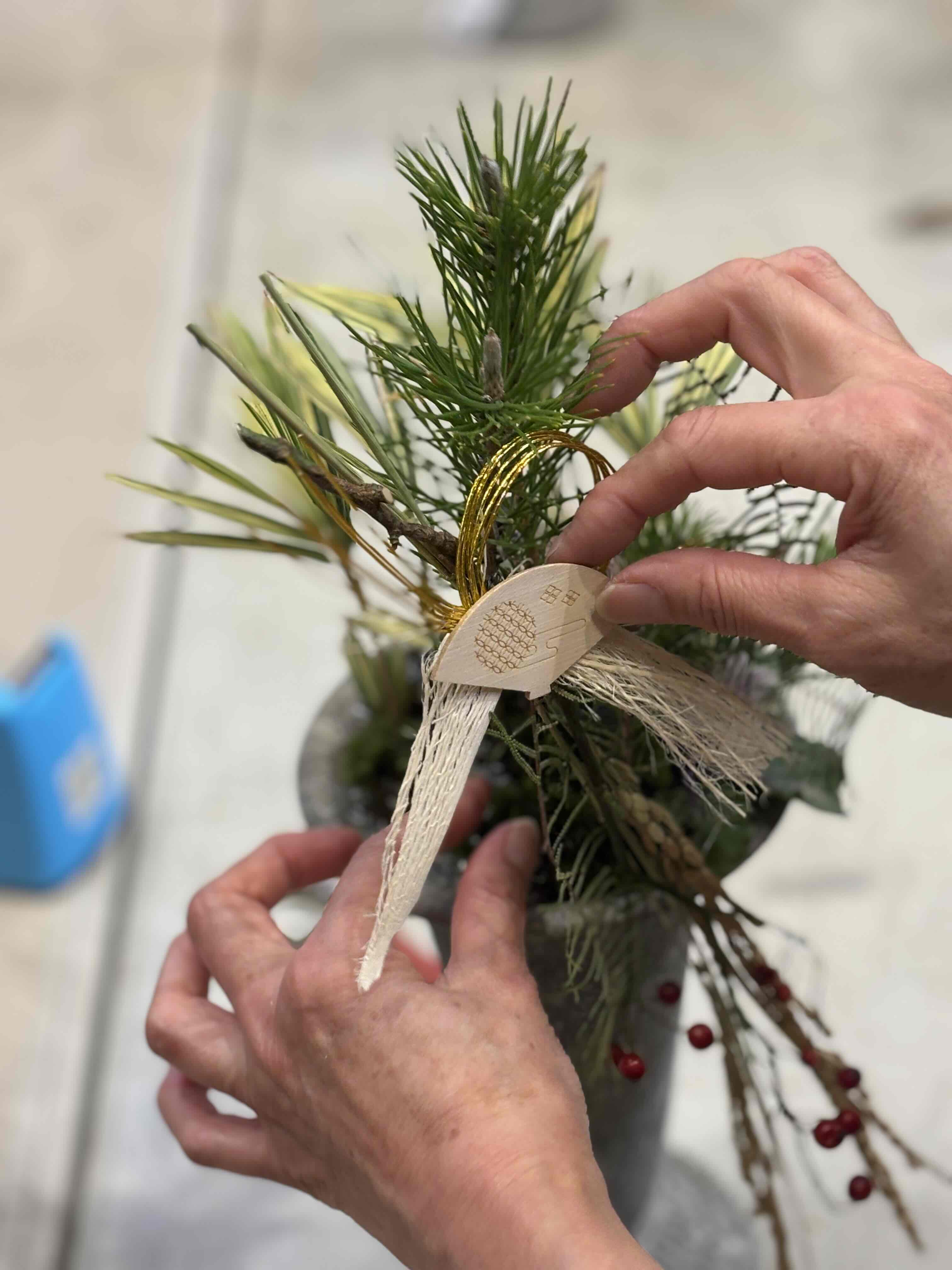 11/20 クリスマスの花遊び