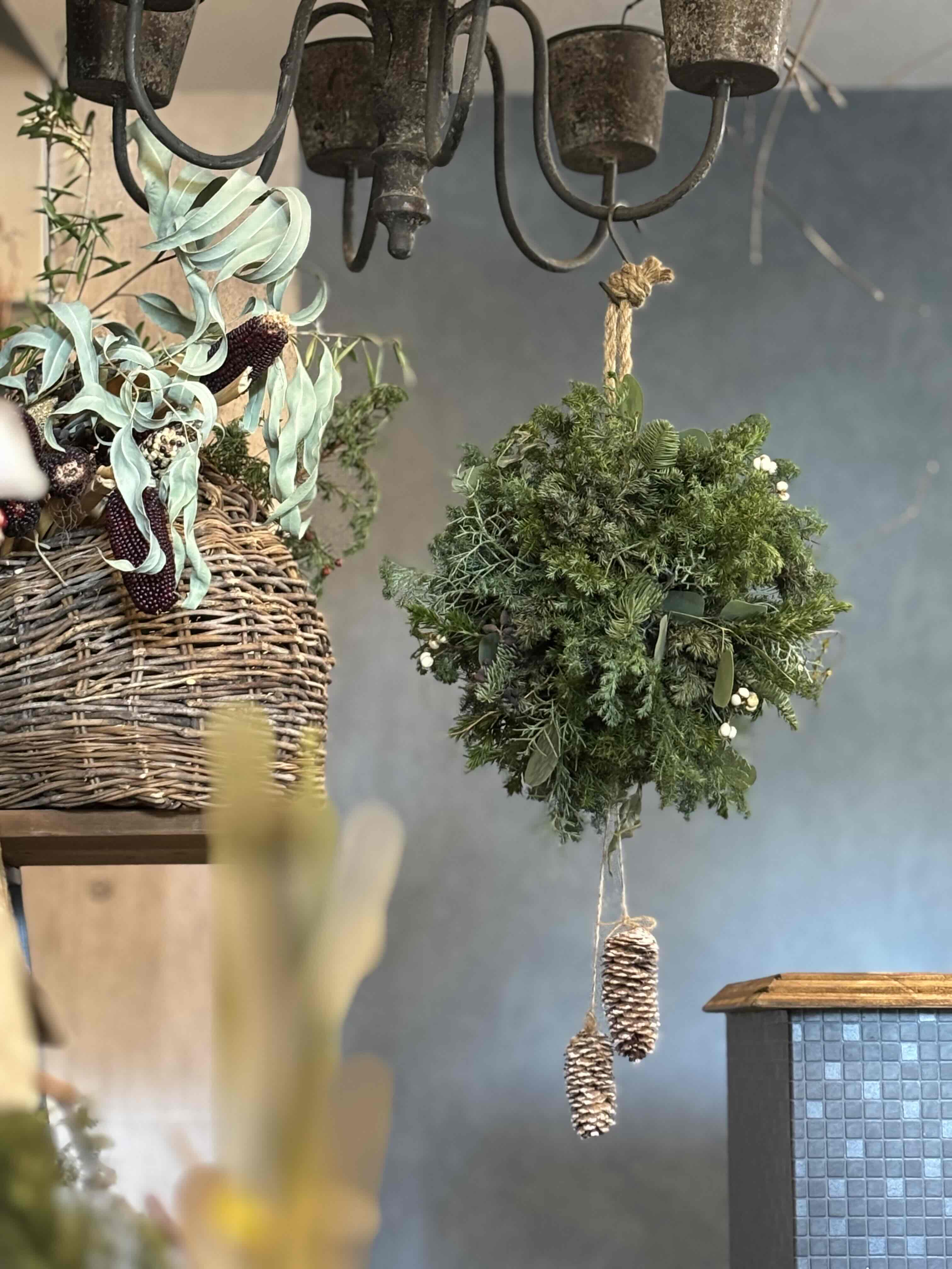 11/20 クリスマスの花遊び