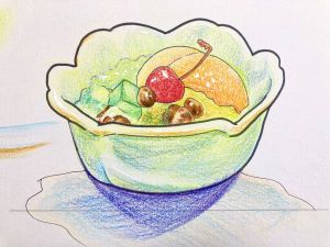 色えんぴつで描く いろどり彩色画