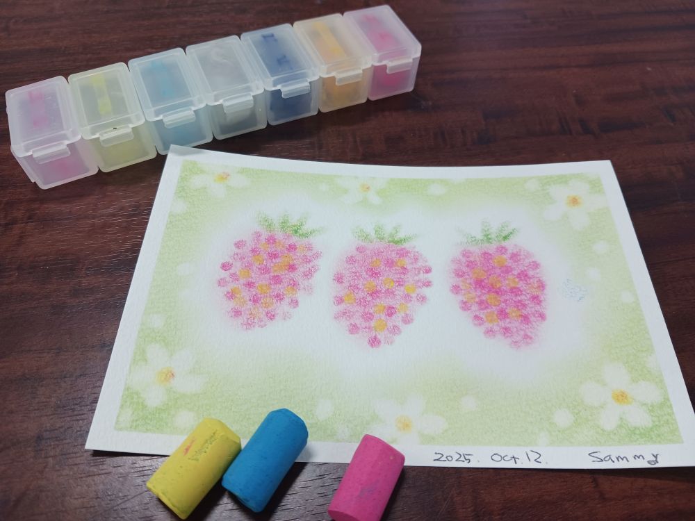 3色パステルアート🄬 ★1/26(月)新講座立ち上げ企画体験880円+教材費550円のみ