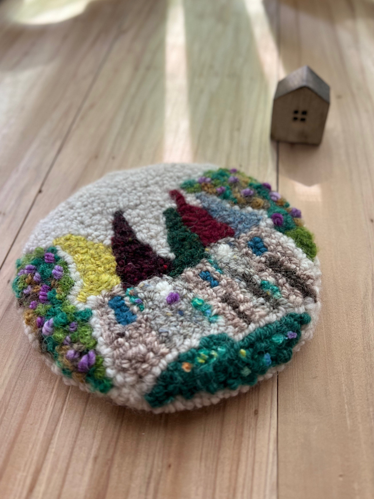 ラグで暮らしに彩りを ★オックスフォードパンチニードル【新講座体験会】 ★2/12(木)新講座立ち上げ企画体験1,100円+教材費440円のみ