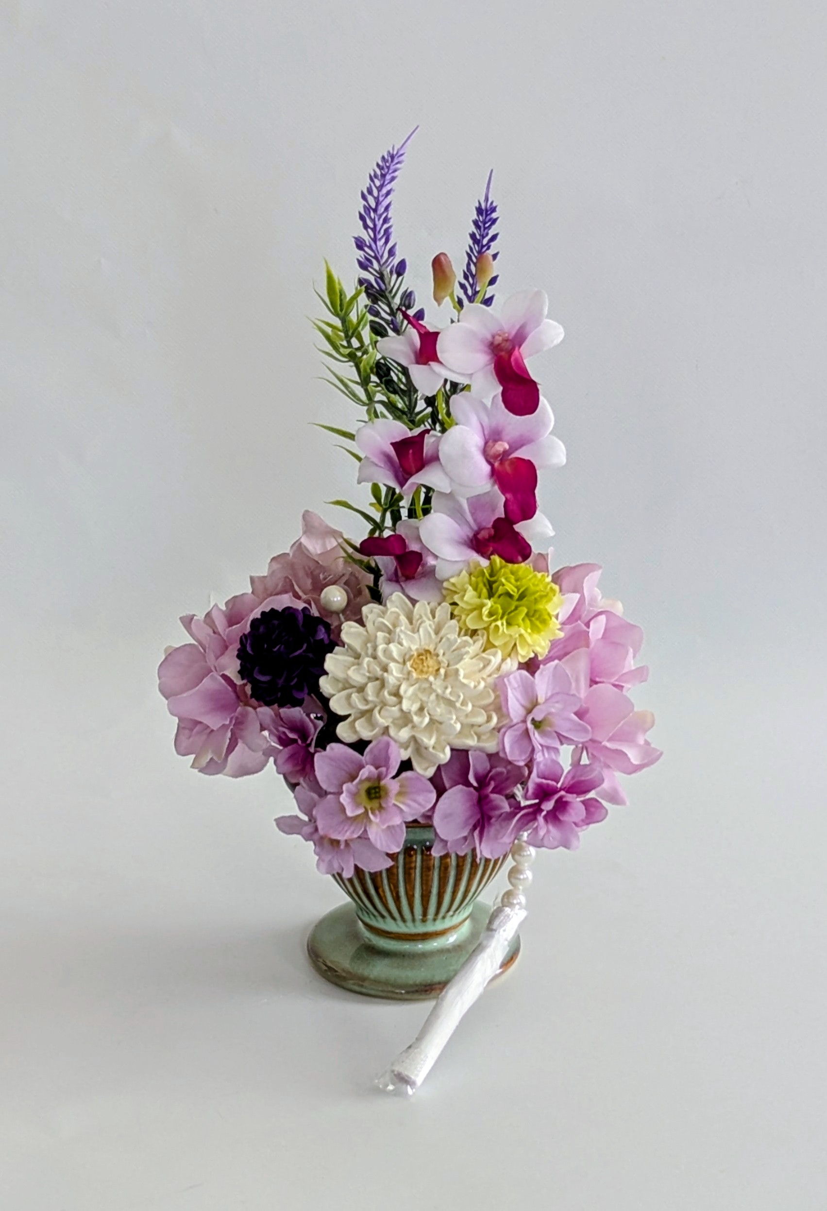 漆喰の花「ラコッタ」で作る お仏壇のお供え花 新春のスペシャル新講座 3/6(金)または3/7(土)