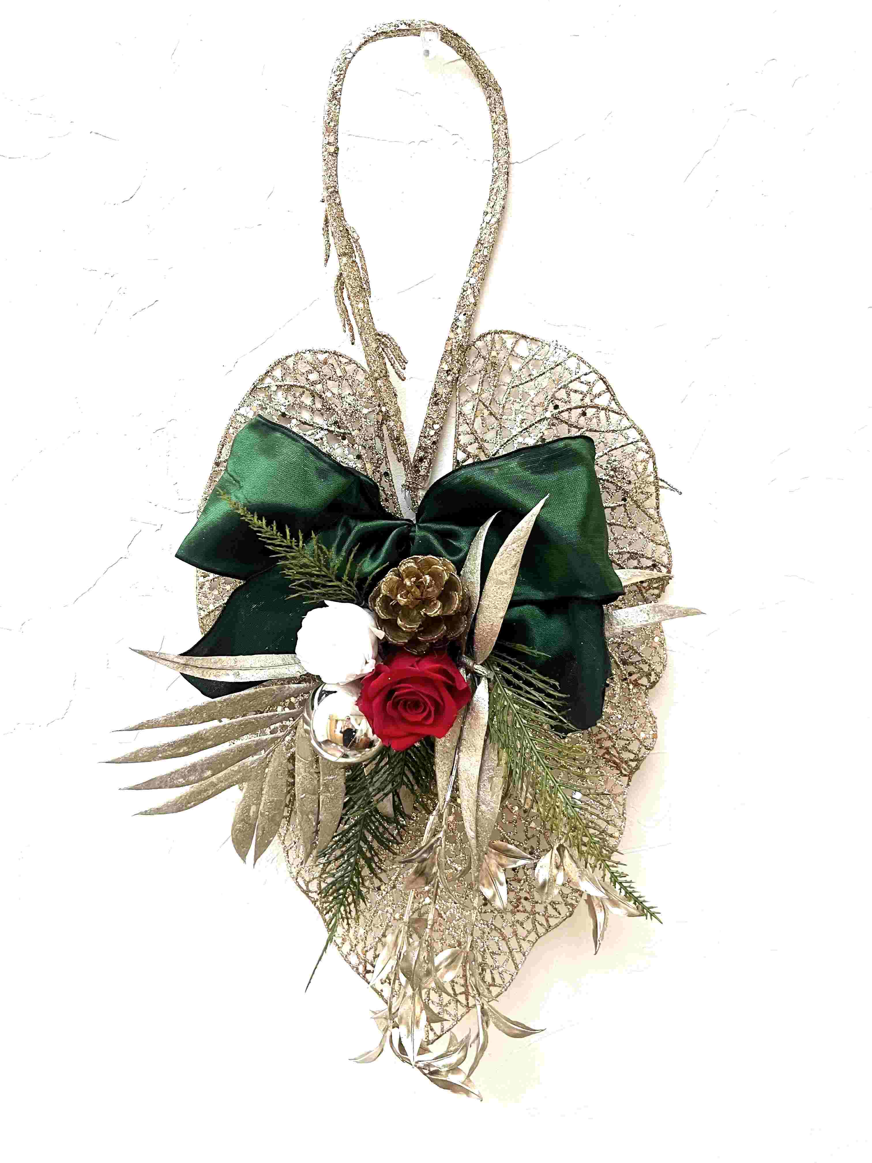 花のアレンジレッスン HP限定 プリザーブド&アートを使って