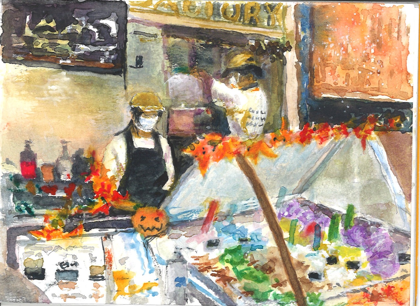 初心者のための 透明水彩で描くスケッチ教室 HP限定 冬おすすめ講座12/5・12/19特別体験会