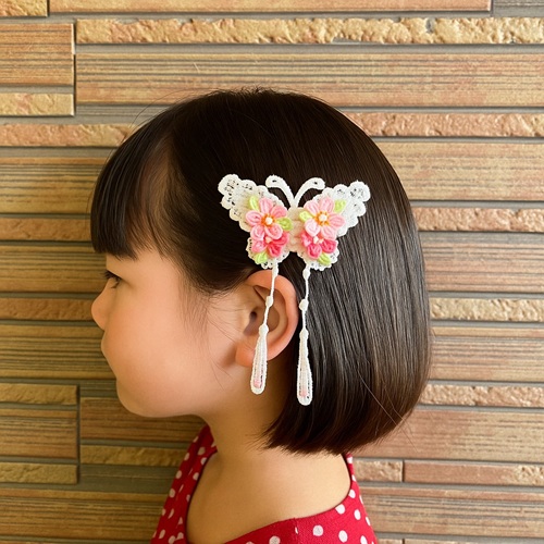 一日でできる「おそろい花日和シリーズ 春」 つまみ細工のブローチとクリップ 新春新講座 2/1(日)特別体験会