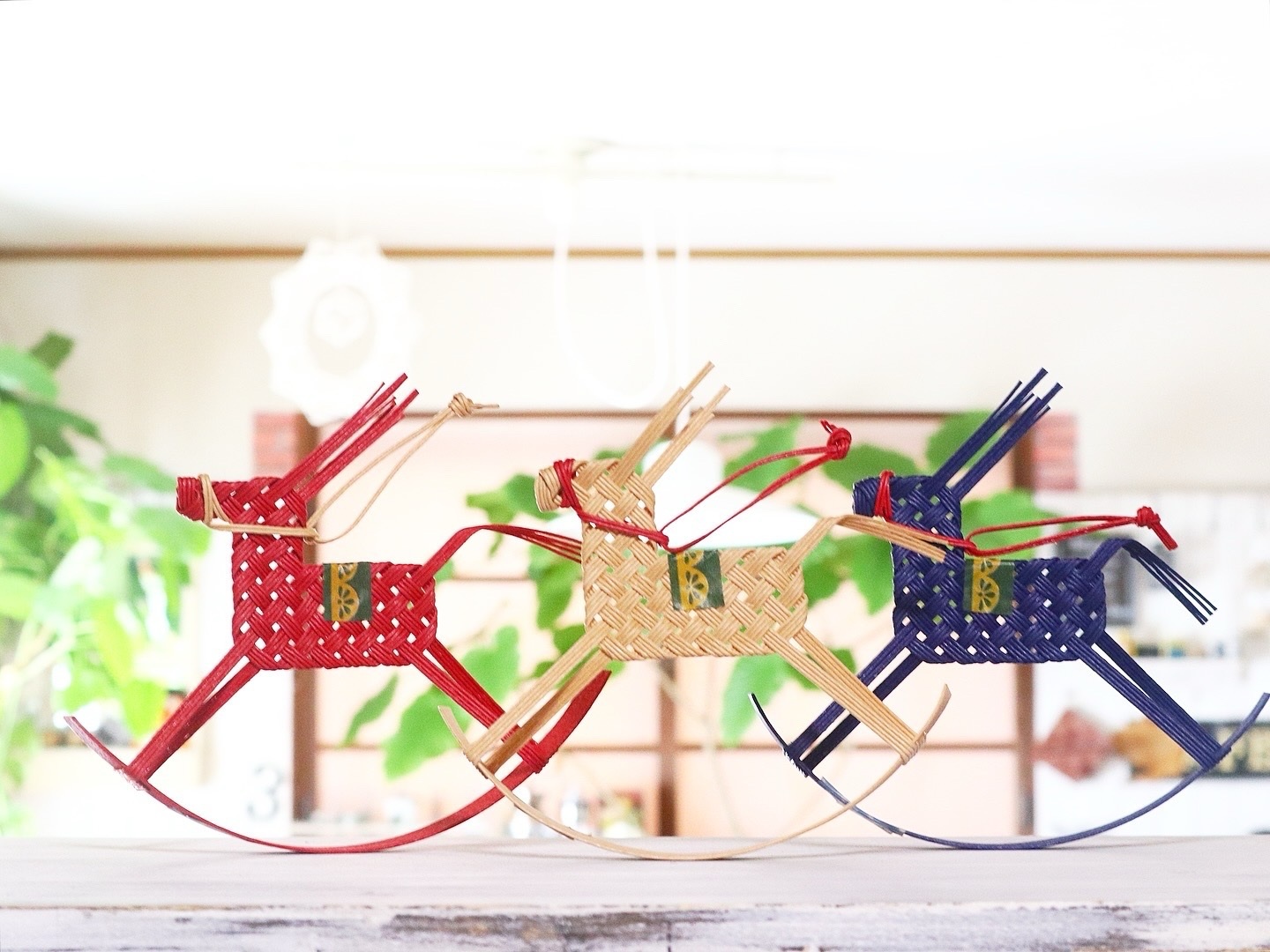 紙バンドで作る クリスマス 12/13 北欧風トナカイオーナメント