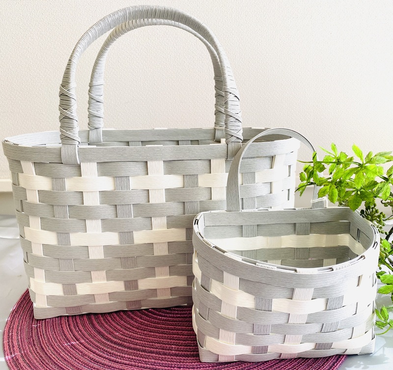 【HP限定】 北欧風ウォールバスケットとカゴ (全3回)