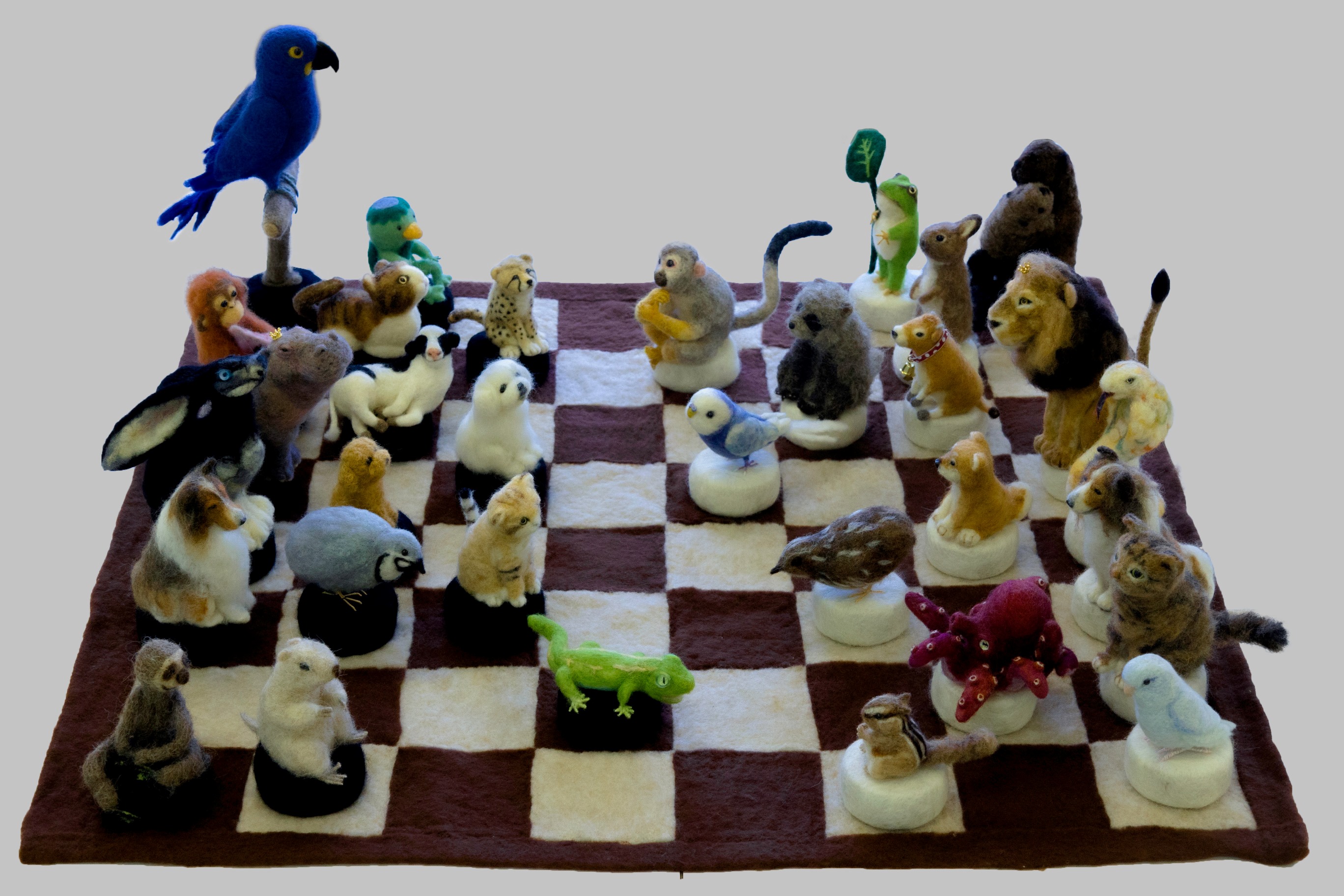 羊毛フェルトの動物達