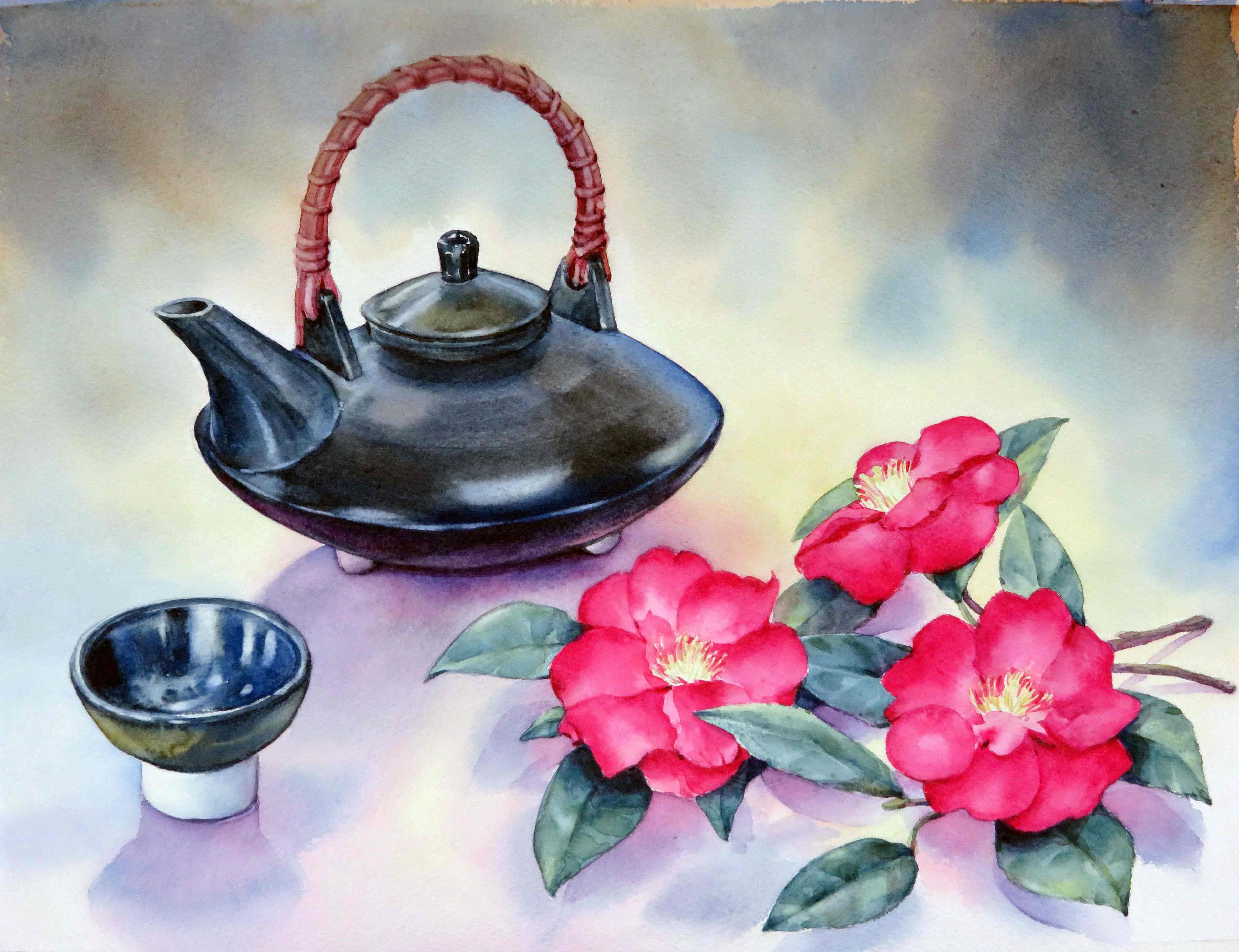 初心者歓迎 楽しく描きましょう 水と遊ぼう 透明水彩 新春の新講座 2/10(火)一日体験