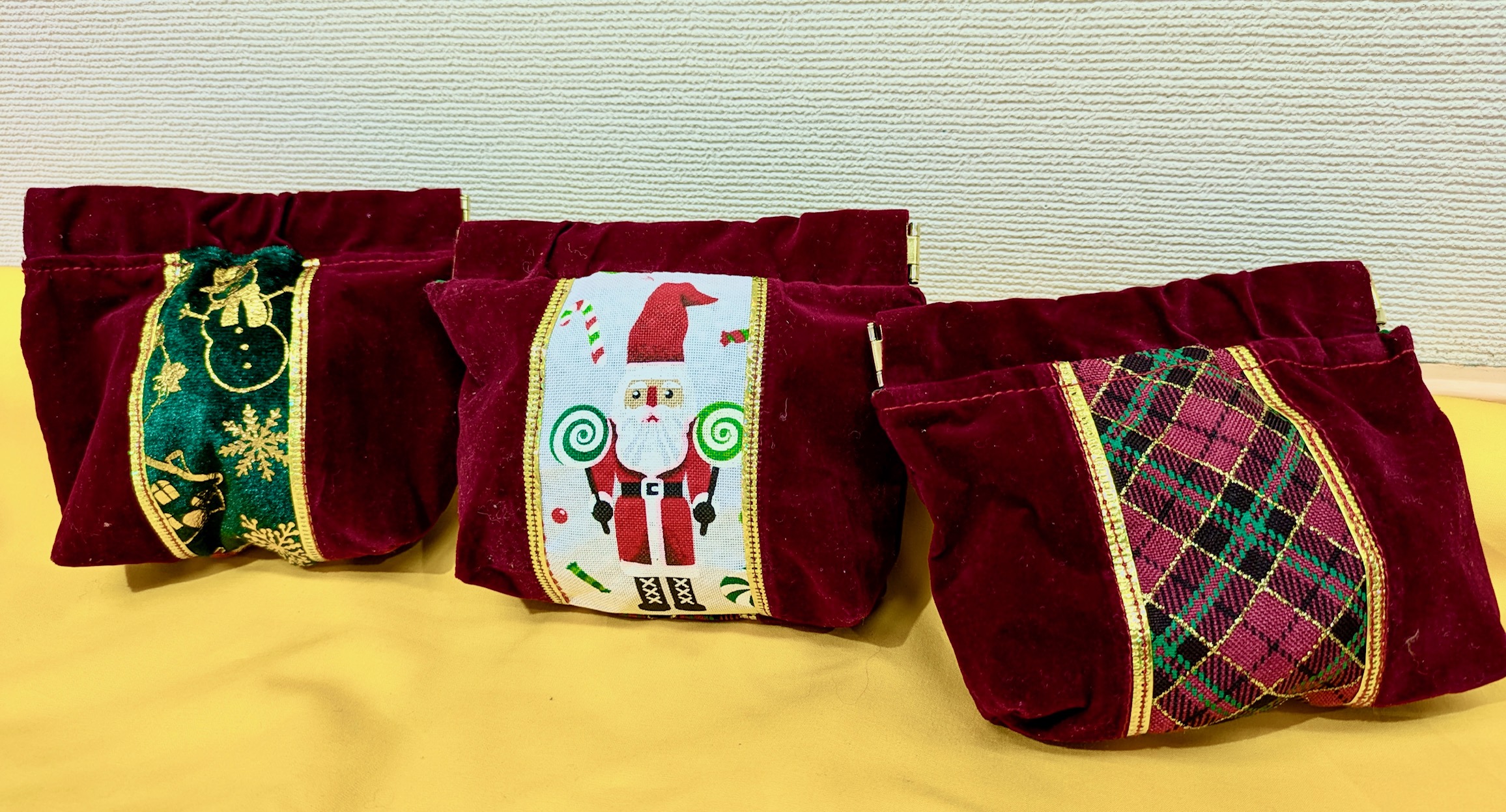 可愛く手づくり クリスマスポーチ 12/9(火)