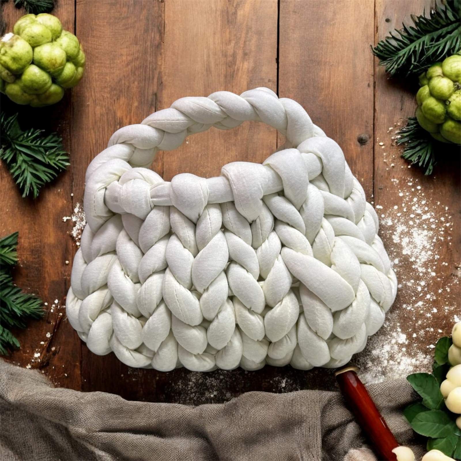 指編みで初めてでも出来る マンドゥバックを作ろう HP限定 冬の1day講座 12/16(火)開催