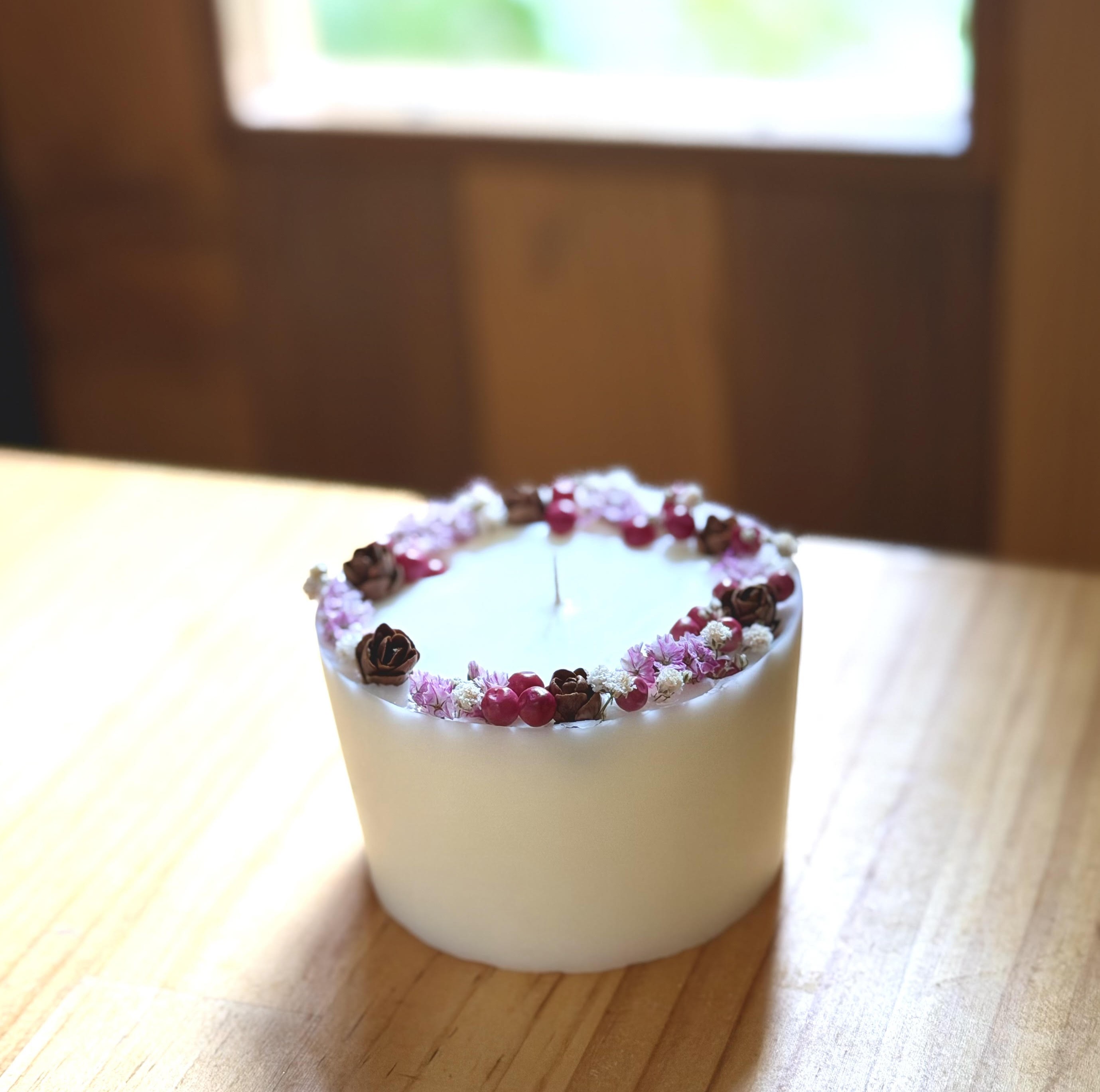 (全3回)初めてでも簡単に作れる 手作りキャンドル講座 新春の新講座 2/3・3/3・4/7(火)