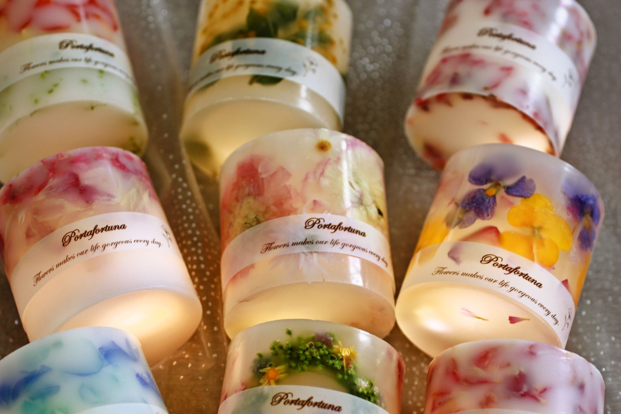 大人の花遊び 花キャンドル