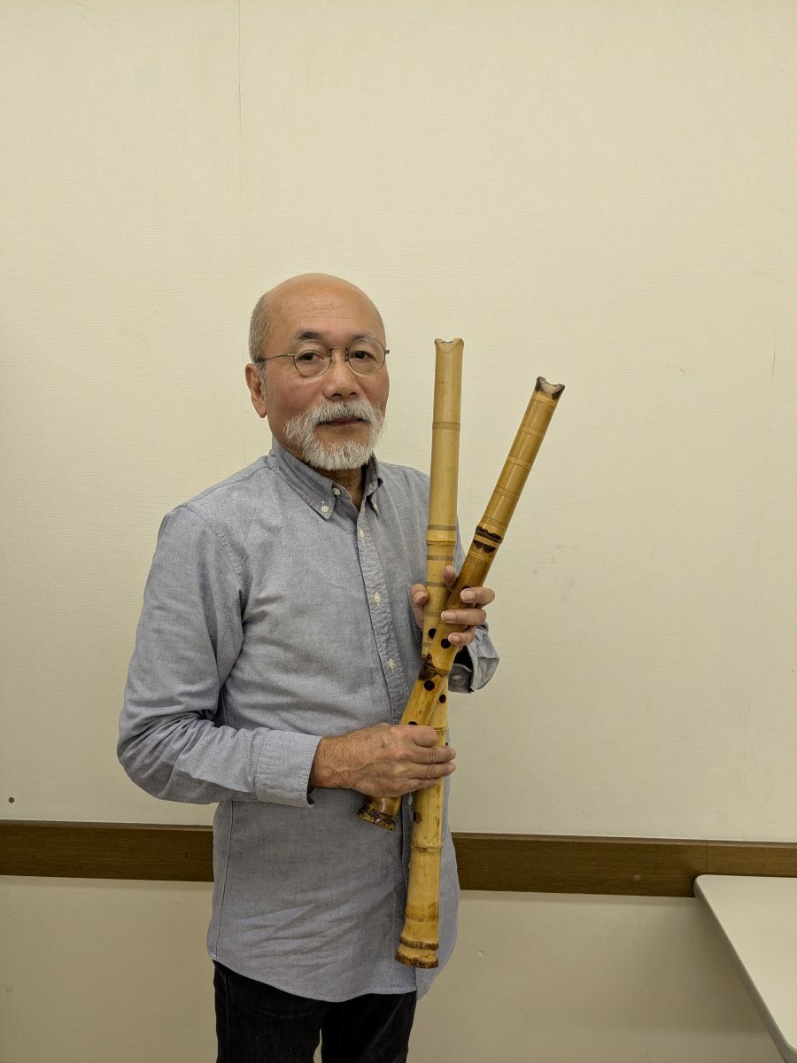 息を整え身体と心も健やかに(30分個人) 尺八