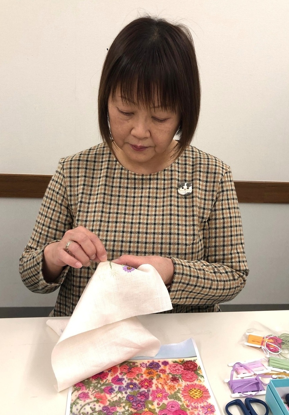 リボン・ビーズ刺繍とリボンワーク